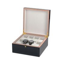 Rothenschild Uhren & Schmuckbox RS-5598-8 für 8 Uhren carbon-grau