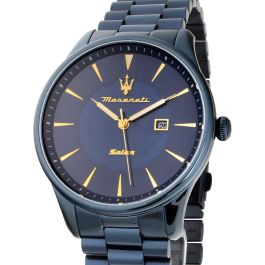 Maserati R8853146003 Blue Solar 45mm Herrenuhr günstig einkaufen 