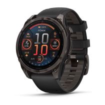Garmin 010-02904-21 Herrenuhr fenix 8 AMOLED Saphirglas Silikonband 47mm 10ATM