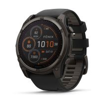 Garmin 010-02907-11 Herrenuhr fenix 8 Solar Saphirglas Silikonband 51mm 10ATM