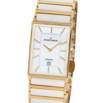 Jacques Lemans 1-1593.1F York Keramik Damenuhr 32mm 5ATM