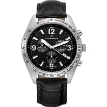 Claude Bernard 10247-3C-NB Herrenuhr ST50 Chronograph 44mm 5ATM 