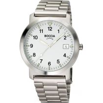 Boccia 3630-01 Herrenuhr Titanium 37mm 5ATM