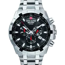 Swiss Alpine Military 7043.9137 Chronograph Herrenuhr 46mm 10ATM