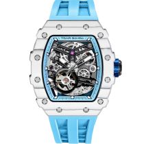 Tsar Bomba TB8208CF-06 Herrenuhr Elementar Carbonfaser Automatik 44mm 5ATM 