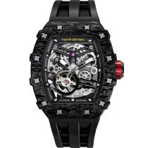 Tsar Bomba TB8208CF-08 Herrenuhr Elementar Carbonfaser Automatik 44mm 5ATM 