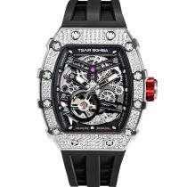 Tsar Bomba TB8208D-06 Herrenuhr Elementar Zirkonia Automatik 44mm 5ATM 