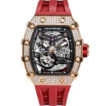 Tsar Bomba TB8208D-07 Herrenuhr Elementar Zirkonia Automatik 44mm 5ATM 