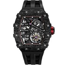 Tsar Bomba TB8209CF-01 Herrenuhr Elementar Carbonfaser Automatik 44mm 5ATM 