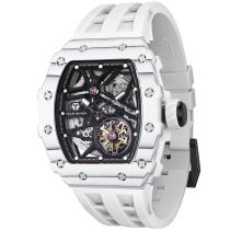 Tsar Bomba TB8209CF-05 Herrenuhr Elementar Carbonfaser Automatik 44mm 5ATM 