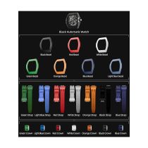 Tsar Bomba TB8218(1+7)FKM-03 Herrenuhr Atomic Interchangeable Watch Combo Automatik 46mm 5ATM 