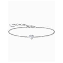Thomas Sabo A2157-051-14-L19V Silbernes Armband m. weißem Zirkonia Herz