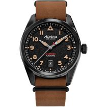 Alpina AL-525BW4SB36 Herrenuhr Startimer Pilot Automatik 40mm 10ATM