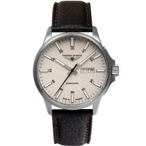 Bauhaus 2866-5 Herrenuhr Aviation Automatik Titanium 42mm 10ATM