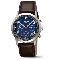Boccia 3735-02 Herrenuhr Titanium Solar Chronograph 40mm 5ATM 