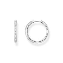 Thomas Sabo CR673-051-14 Silberne Creolen Pavé Silber 20,0 mm Damen