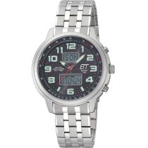 ETT EGS-11302-22M Solar Drive Funkuhr Hunter II Chronograph Herrenuhr 48mm 