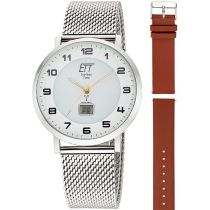 ETT Eco Tech Time EGS-11620-12MS Herrenuhr Atacama Solar Funkuhr