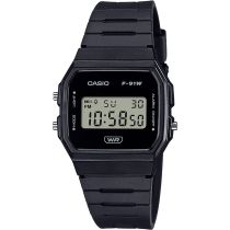 Casio F-91WB-1AEF Herrenuhr Timeless collection 35mm 1ATM 