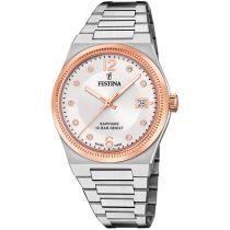 Festina F20037/1 Damenuhr Swiss Made Rivé 35mm 10ATM 