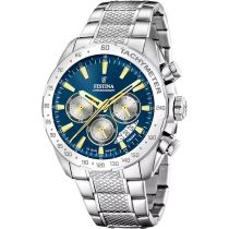 Festina F20668/5 Herrenuhr Timeless Chronograph 45mm 10ATM 