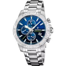 Festina F20704/4 Herrenuhr Timeless Chronograph 45mm 10ATM 
