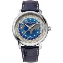 Frederique Constant FC-719BLW3H6 Herrenuhr Classic Worldtimer Automatik 40mm 5ATM