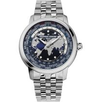 Frederique Constant FC-719NN3H6B Herrenuhr Classic Worldtimer Automatik 40mm 5ATM