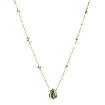 Thomas Sabo KE2331-971-6-L50V Kette Tropfen Elyndra vergoldet Damen