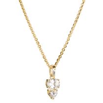 Thomas Sabo KE2363-414-14-L45V Kette Oval Herz vergoldet Damen