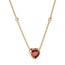 Thomas Sabo KE2365-414-10-L50V Kette Herzanhänger Elyndra vergoldet Damen