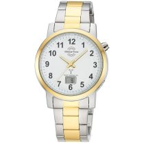 Master Time MTGA-10956-12M Herrenuhr Funk Basic Bicolor 40mm 3ATM 