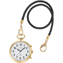 Master Time MTGA-10939-12M Funk Quarz Sprechende Taschenuhr 40mm 