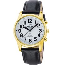 Master Time MTGA-10940-12L Herrenuhr Sprechende Funkuhr 43mm