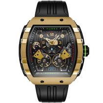 Nubeo NB-6100-05 Herrenuhr Magellan Double Barrel Automatik 48mm 5ATM