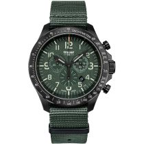 Traser H3 109463 P67 Officer Chronograph Green Nato Herrenuhr 46mm 10ATM