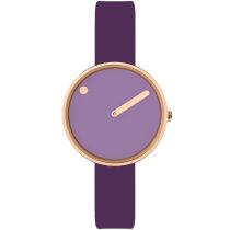 Picto 43303-3512R Damenuhr Violet Glow Silicone 30mm 5ATM 