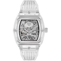 Philipp Plein PWPTA0524 Automatik Herrenuhr The $keleton Crystal 44mm 5ATM 