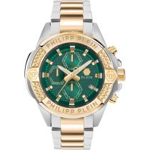 Philipp Plein PWWFA0525 Herrenuhr The $kull Chrono 45mm 5ATM 