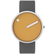 Picto 43354-6220S Mustard Yellow Unisex 40mm 5ATM 