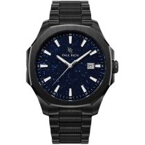 Paul Rich PR-46700 Herrenuhr Mercer Aventurine Black Blue 40,5 mm 5ATM  