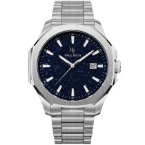 Paul Rich PR-46697 Herrenuhr Mercer Aventurine Silver Blue 40,5 mm 5ATM  