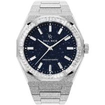 Paul Rich PR-46706 Herrenuhr Moissanite Frosted Star Dust II Silver 43mm 5ATM