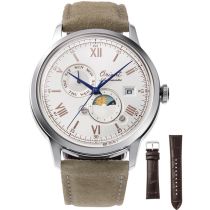 Orient RA-AK0808S30B Herrenuhr Bambino Sun & Moon Limited Edition 41mm 3ATM 