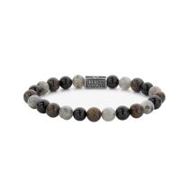 Rebel & Rose Armband Mix Brown 925 RR-8S007-S-L Herren