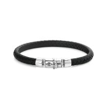 Rebel & Rose Armband Half Round Braided RR-L0133-S-L Herren