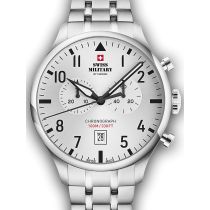 Swiss Military SM34098.02 Vintage Chronograph Herrenuhr 43mm 10ATM