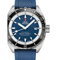 Swiss Military SMA34100.09 Diver Titanium Automatik Herrenuhr 42mm 30ATM