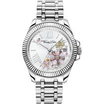 Thomas Sabo WA0381-201-201 Damenuhr Blumen 33mm 5ATM