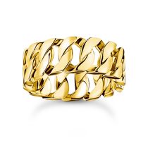 Thomas Sabo TR2497-413-39-58 Ring - Kettenglieder breit vergoldet Damen